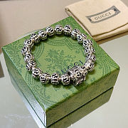 Gucci Interlocking G Engraved Boule Bracelet - 1