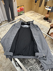 Balenciaga Logo Print Topstitched Sports Jacket - 3