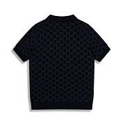 Gucci cotton silk jacquard polo shirt - 3