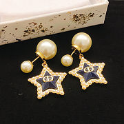 Dior Latest Style Blue Star Earrings - 5