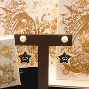 Dior Latest Style Blue Star Earrings - 3