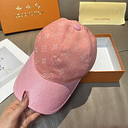 Louis Vuitton new original baseball cap pink - 3