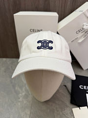 Celine Triomphe Richelieu Cap white - 4