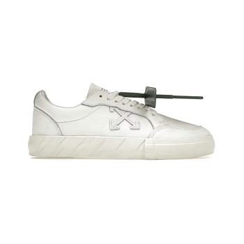 OFF-WHITE Vulc Low Leather White White SS22 OMIA085C99LEA0010100