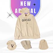 Gucci Logo-Print Hoodie - 1