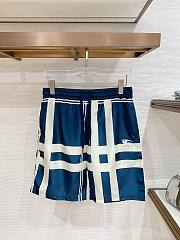 Burberry Check Swim Shorts Navy - 1