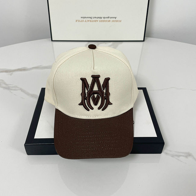 AMIRI MA Cotton Canvas Baseball Cap - 1