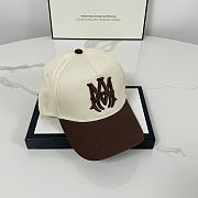 AMIRI MA Cotton Canvas Baseball Cap - 5