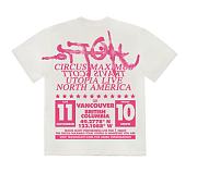 Travis Scott Utopia Is In Vancouver Exclusive Circus Maximus Tee White - 4