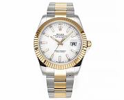 Rolex Datejust 41 Oystersteel and Yellow Gold White Index Dial m126333-0025 - 1