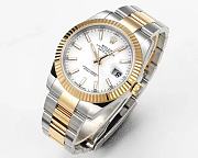 Rolex Datejust 41 Oystersteel and Yellow Gold White Index Dial m126333-0025 - 4