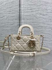 Dior Chalk White Mini Bag 16*5.5*10cm - 1