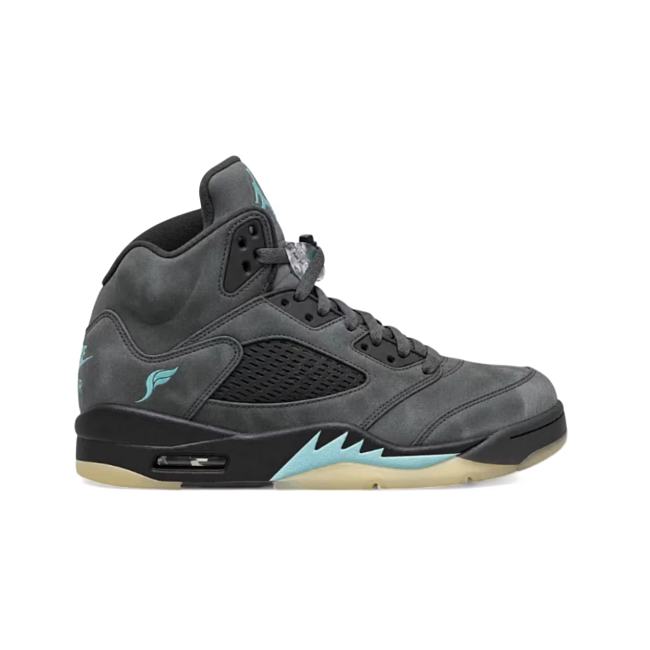 Air Jordan 5 Retro SoleFly Black Aurora Green IU0734-001 - 1