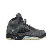 Air Jordan 5 Retro SoleFly Black Aurora Green IU0734-001 - 1
