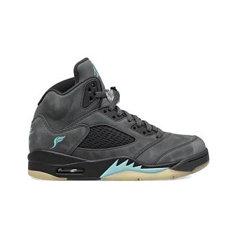 Air Jordan 5 Retro SoleFly Black Aurora Green IU0734-001