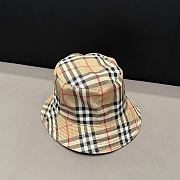 Burberry Vintage Check Technical Cotton Bucket Hat - 1