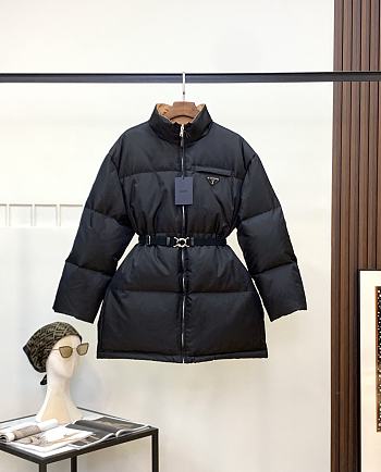 Prada Re-Nylon Belted Down Jacket