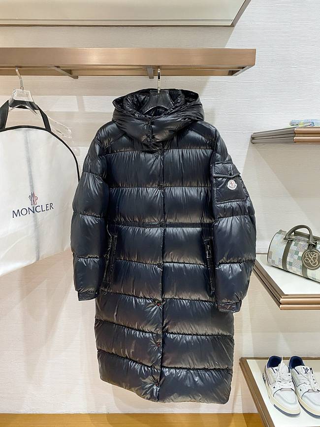 Moncler Moka Long Down Jacket - 1