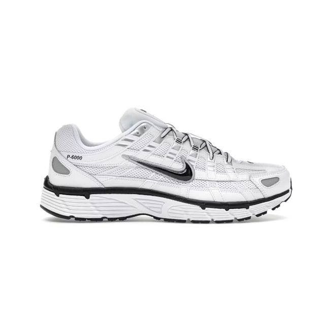 Nike P-6000 White Metallic Silver Black CD6404-107 - 1