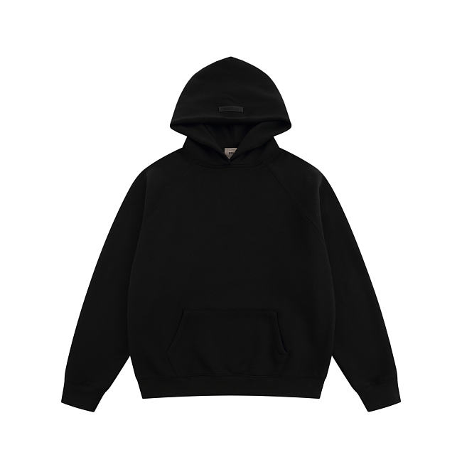 Fear of God Essentials Classic Hoodie Jet Black - 1