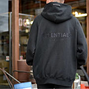 Fear of God Essentials Classic Hoodie Jet Black - 4