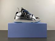 Lanvin Leather Curb Silver Metallic FU-SKDK12-META-H25M2 - 4