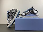 Lanvin Leather Curb Silver Metallic FU-SKDK12-META-H25M2 - 6