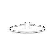 Tiffany T Wire Bracelet in White Gold - 2