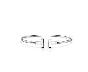 Tiffany T Wire Bracelet in White Gold - 3