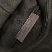 Fear of God Essentials Chest Logo Hoodie 'Jet Black' - 6