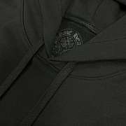 Chrome Hearts Horseshoe Floral Pullover Hoodie Black - 3