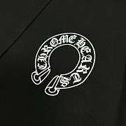 Chrome Hearts Horseshoe Floral Pullover Hoodie Black - 2