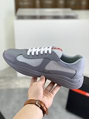 Prada America’s Cup Sneakers in Grey and White - 6