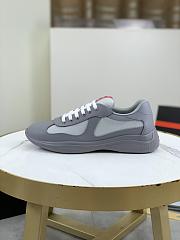 Prada America’s Cup Sneakers in Grey and White - 5