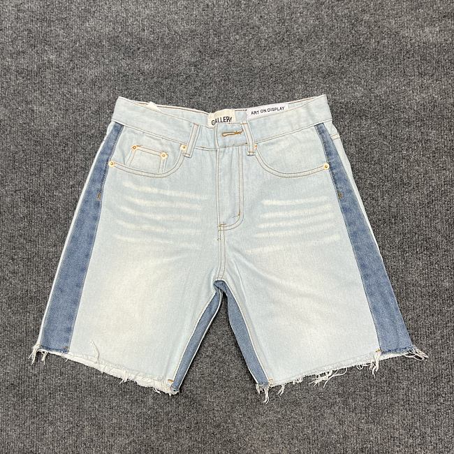 Gallery Dept. Two-Tone Denim Shorts - 1