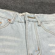 Gallery Dept. Two-Tone Denim Shorts - 6