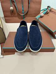 Loro Piana Summer Walk Loafer Dark Navy - 3