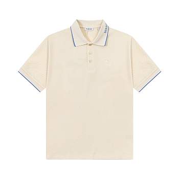 Burberry Logo Collar Cotton Polo Shirt 