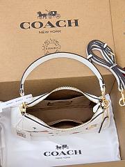 Coach Teri Shoulder Bag In Leather With Space Print 24.5 X 15.5 X 7.5cm - 5