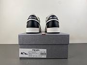 Prada Downtown Leather Sneakers White Black 2EE364_3LKG_F0T8F_F_D001 - 6