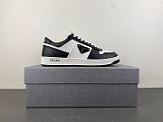 Prada Downtown Leather Sneakers White Black 2EE364_3LKG_F0T8F_F_D001 - 5