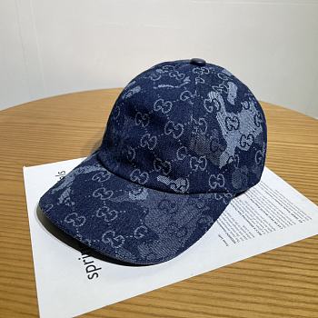 Gucci GG cotton denim baseball hat