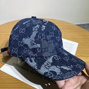 Gucci GG cotton denim baseball hat - 3