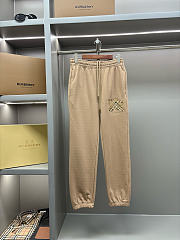 Burberry EKD Embroidered Joggers Sand Beige - 1