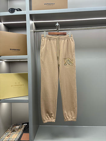 Burberry EKD Embroidered Joggers Sand Beige