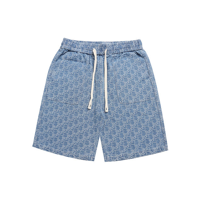 Dior Oblique Denim Shorts - 1