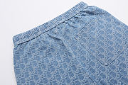 Dior Oblique Denim Shorts - 3