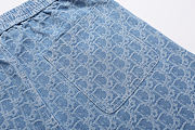 Dior Oblique Denim Shorts - 4