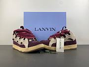 Lanvin Leather Curb Biege Burgundy FU-SKDK12-BICO-E250539 - 2