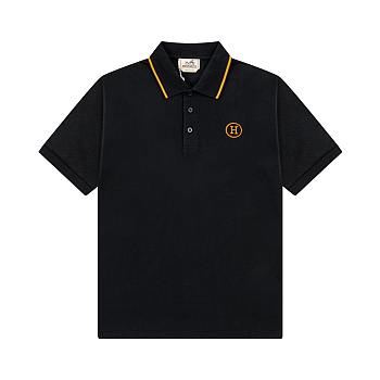 Hermes H Polo Shirt Blac